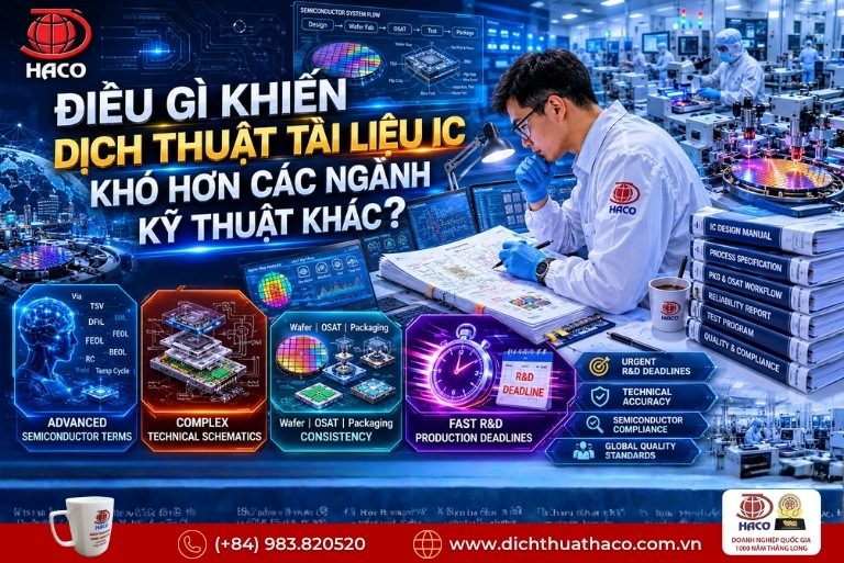 Dịch thuật tài liệu thiết kế vi mạch IC