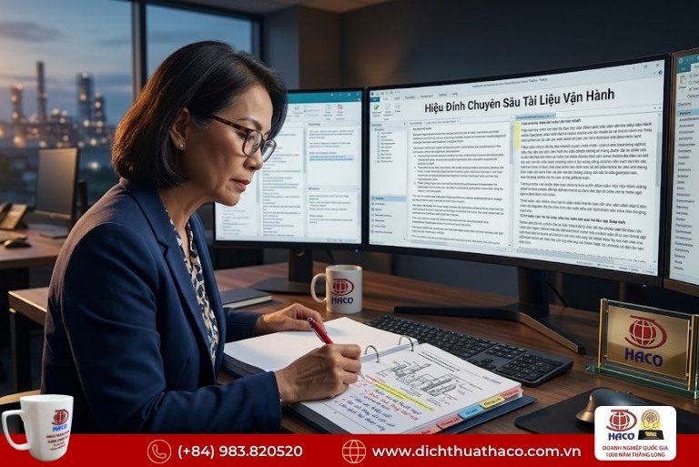 Dịch thuật tài liệu vận hành lọc dầu Nghi Sơn