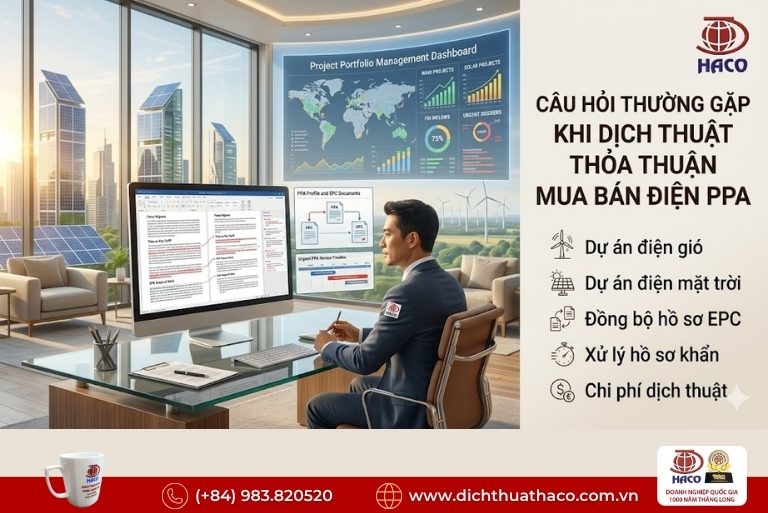 Dịch thuật thỏa thuận mua bán điện PPA 8 Dịch thuật thỏa thuận mua bán điện PPA