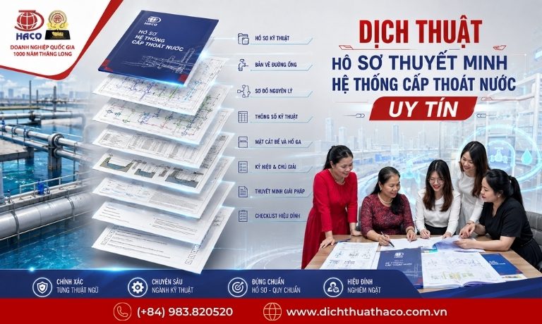 Dịch thuật hồ sơ thuyết minh hệ thống cấp thoát nước uy tín 3 dich thuat thuyet minh thiet ke he thong cap thoat nuoc 1