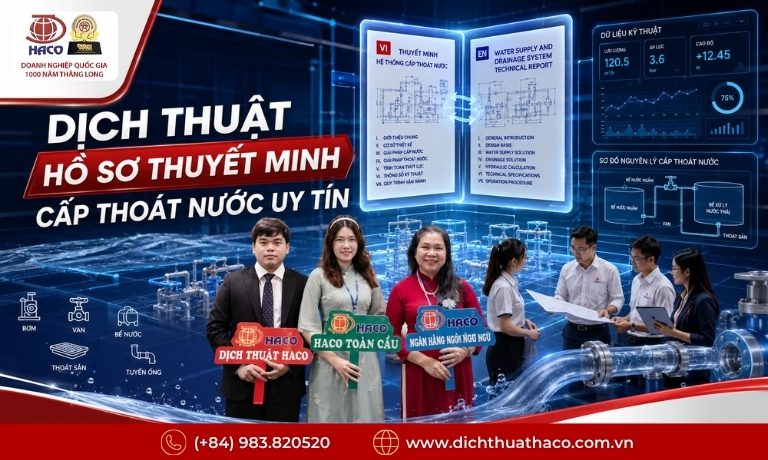 Dịch thuật hồ sơ thuyết minh hệ thống cấp thoát nước uy tín 1 dich thuat thuyet minh thiet ke he thong cap thoat nuoc 3