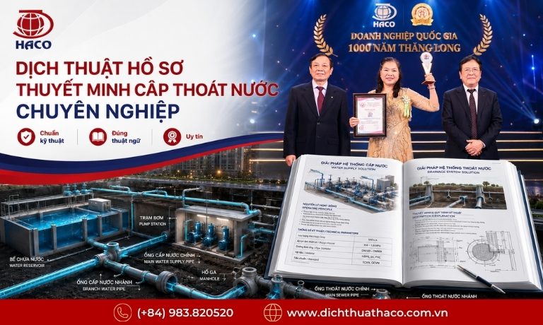 Dịch thuật hồ sơ thuyết minh hệ thống cấp thoát nước uy tín 5 dich thuat thuyet minh thiet ke he thong cap thoat nuoc 6