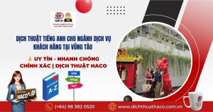 Dịch Thuật Tiếng Anh Cho Ngành Dịch Vụ Khách Hàng Tại Vũng Tàu
