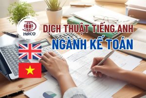 Dịch Thuật Tiếng Anh Chuyên Ngành Kế Toán