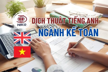 Dịch Thuật Tiếng Anh Chuyên Ngành Kế Toán