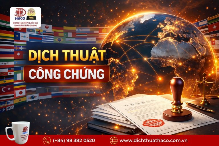 Dịch Thuật Tiếng Anh Công Chứng Nhanh Tại TP.HCM