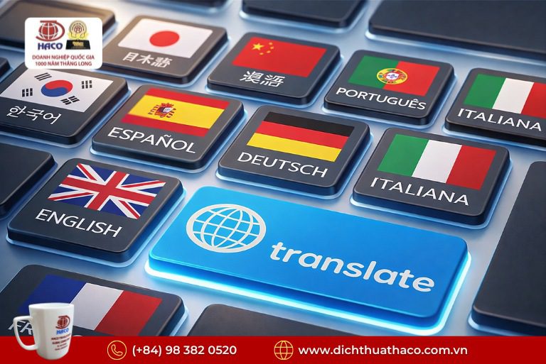 Dịch Thuật Tiếng Anh Công Chứng Nhanh Tại TP.HCM