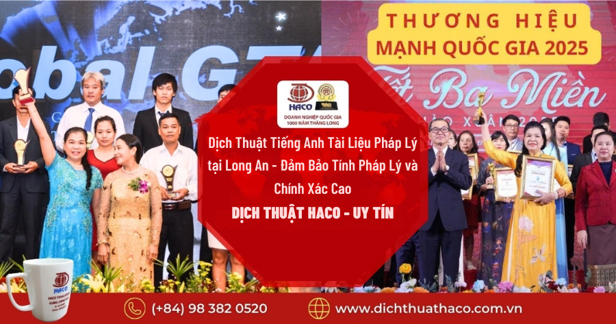 Dịch Thuật Tiếng Anh Tài Liệu Pháp Lý Tại Long An Đảm Bảo Tính Pháp Lý Và Chính Xác Cao