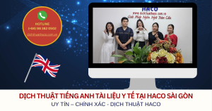 DỊch ThuẬt TiẾng Anh TÀi LiỆu Y TẾ – ĐÁp Ứng TiÊu ChuẨn QuỐc TẾ & ChÍnh XÁc TuyỆt ĐỐi TẠi SÀi GÒn