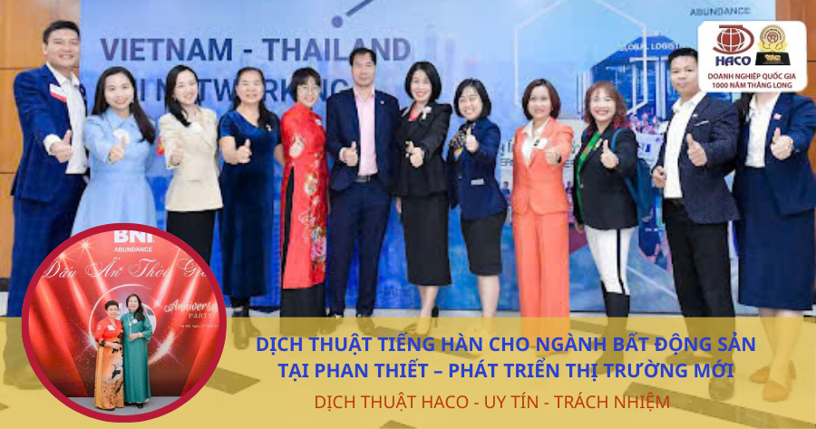 Dịch Thuật Tiếng Hàn Cho Ngành Bất Động Sản Tại Phan Thiết – Phát Triển Thị Trường Mới