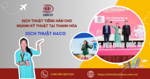 Dịch Thuật Tiếng Hàn Cho Ngành Kỹ Thuật Tại Thanh Hóa