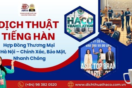 Dich Thuat Tieng Han Hop Dong Thuong Mai Tai Ha Noi