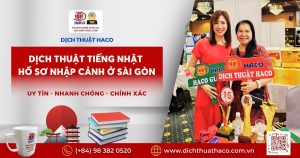 Dich Thuat Tieng Nhat Ho So Nhap Canh O Sai Gon