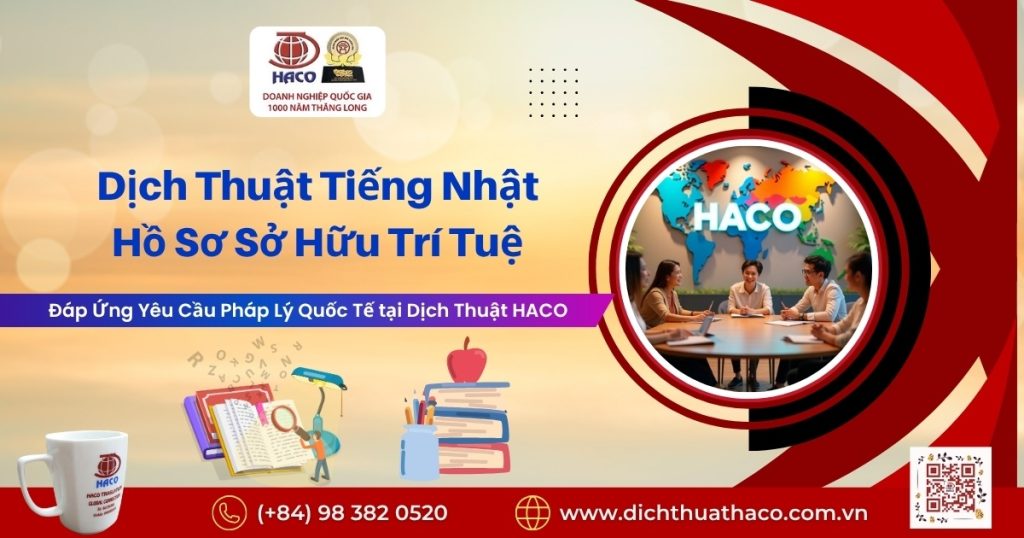 Dich Thuat Tieng Nhat Ho So So Huu Tri Tue Dap Ung Yeu Cau Phap Ly Quoc Te