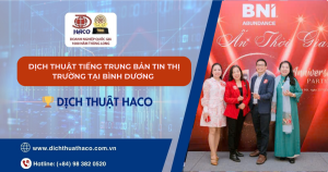 Dịch Thuật Tiếng Trung Bản Tin Thị Trường Tại Bình Dương