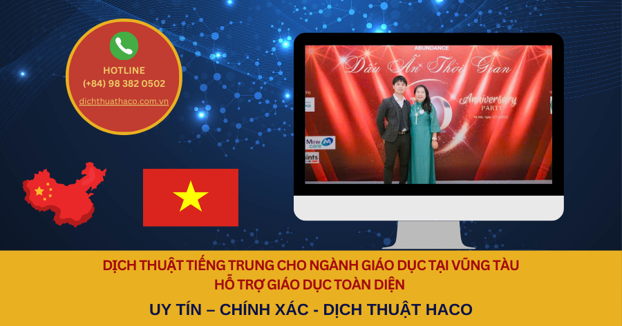 Dịch Thuật Tiếng Trung Cho Ngành Giáo Dục Tại Vũng Tàu – Hỗ Trợ Giáo Dục Toàn Diện