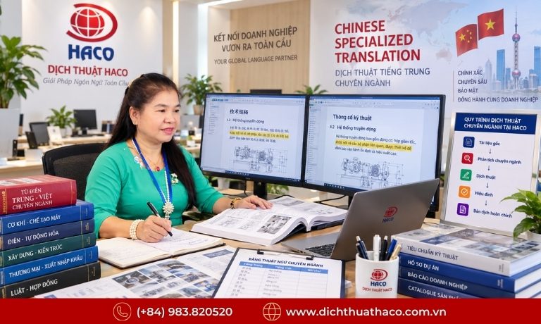 Dịch thuật tiếng Trung chuyên ngành cho doanh nghiệp 9 dich thuat tieng trung chuyen nganh 2