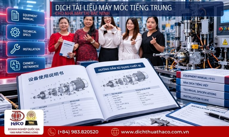 Dịch thuật tiếng Trung nhà máy uy tín tại Bắc Ninh – HACO 4 dich thuat tieng trung nha may uy tin 2