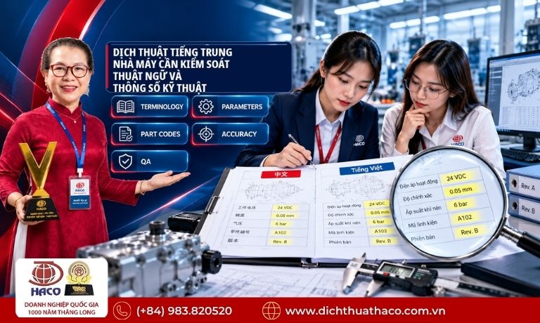 Dịch thuật tiếng Trung nhà máy uy tín tại Bắc Ninh – HACO 6 dich thuat tieng trung nha may uy tin 3