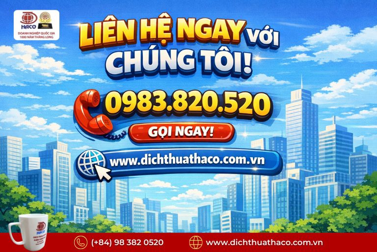 Dịch Thuật Tiêu Chuẩn Quốc Gia