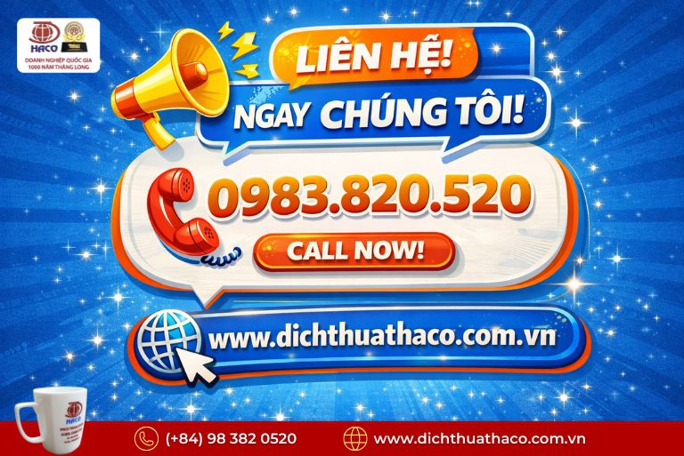 Dịch Thuật Tiêu Chuẩn Quốc Gia