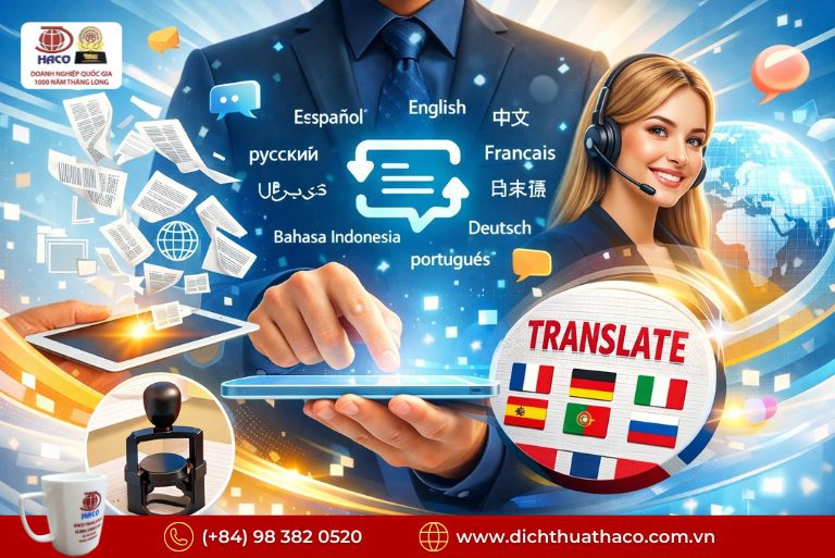 Dịch Thuật Tiêu Chuẩn Quốc Gia