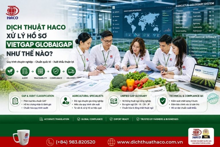 Dịch thuật tiêu chuẩn VietGAP GlobalGAP 5 Dịch thuật tiêu chuẩn VietGAP GlobalGAP