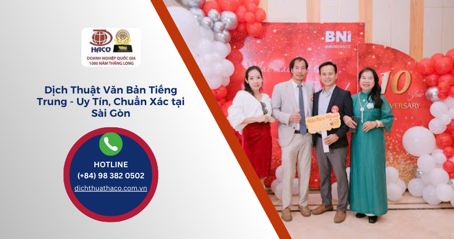 Dịch Thuật Văn Bản Tiếng Trung Uy Tín, Chuẩn Xác Tại Sài Gòn