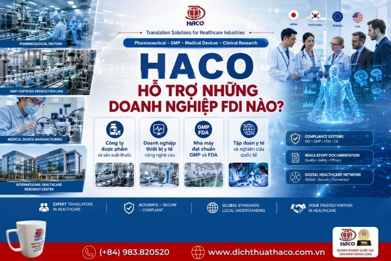 Dịch thuật y tế dược phẩm FDI 6 Dịch thuật y tế dược phẩm FDI