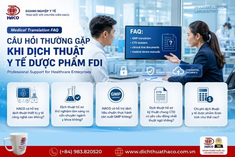 Dịch thuật y tế dược phẩm FDI 8 Dịch thuật y tế dược phẩm FDI