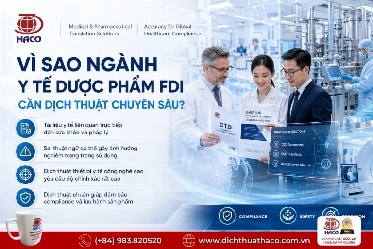 Dịch thuật y tế dược phẩm FDI 1 Dịch thuật y tế dược phẩm FDI