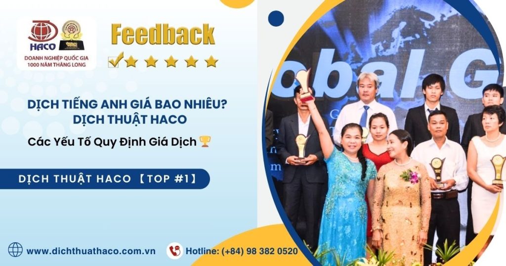 Dich Tieng Anh Gia Bao Nhieu Cac Yeu To Quy Dinh Gia Dich