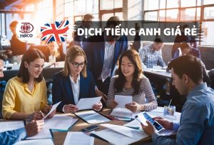 Dịch Tiếng Anh Giá Rẻ