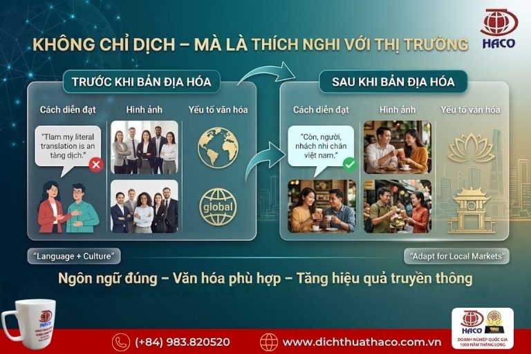 Dịch vụ bản địa hóa ngôn ngữ doanh nghiệp