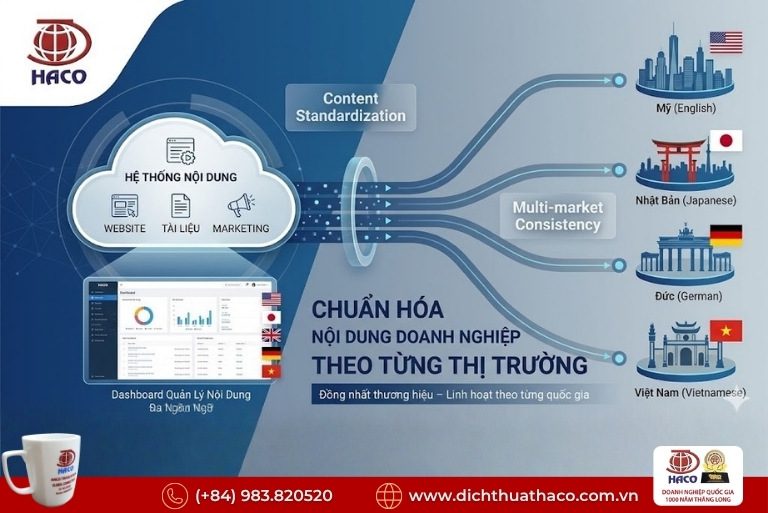 Dịch vụ bản địa hóa ngôn ngữ doanh nghiệp