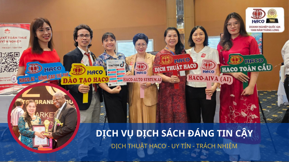 DỊch VỤ DỊch SÁch ĐÁng Tin CẬy 💰 Uy TÍn Nhanh ChÓng HiỆu QuẢ DỊch ThuẬt Haco