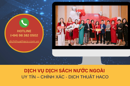 DỊch VỤ DỊch SÁch NƯỚc NgoÀi Uy Tín Nhanh Chóng Dịch Thuật Haco