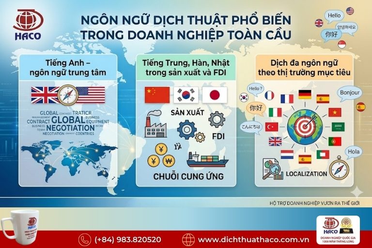 Dịch vụ dịch thuật cho tập đoàn đa quốc gia