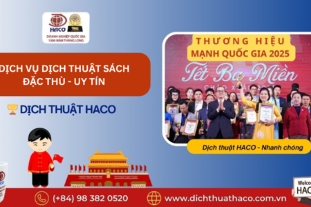 Dịch Vụ Dịch Thuật Sách đặc Thù Uy Tín Nhanh Chóng Dịch Thuật Haco