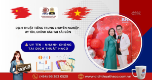 Dịch Vụ Dịch Thuật Tiếng Trung Chuyên Nghiệp