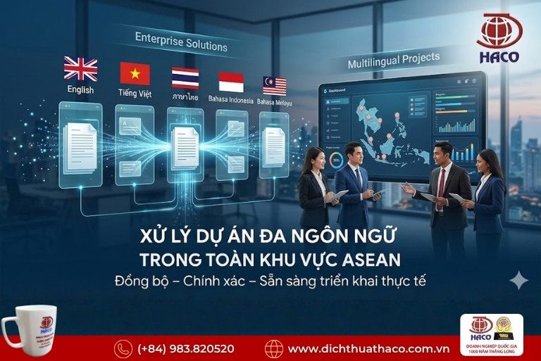 Dịch vụ dịch thuật top brand ASEAN