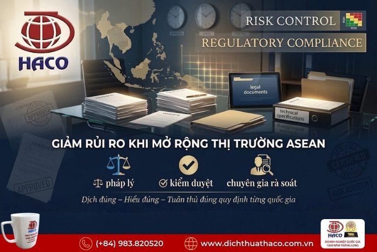 Dịch vụ dịch thuật top brand ASEAN