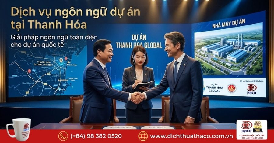 Dịch vụ ngôn ngữ dự án tại Thanh Hóa