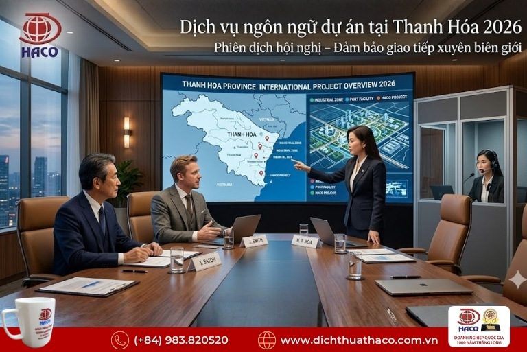 Dịch vụ ngôn ngữ dự án tại Thanh Hóa