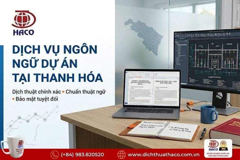 Dịch vụ ngôn ngữ dự án tại Thanh Hóa