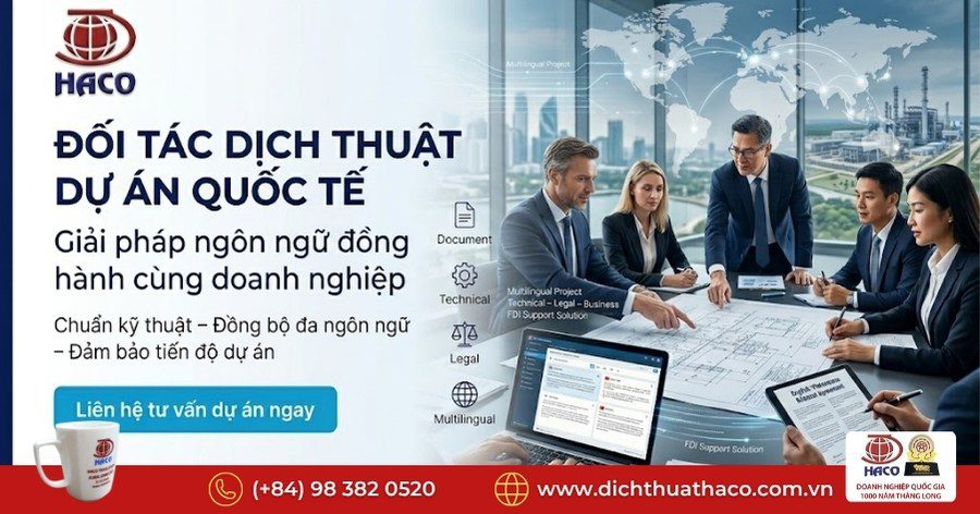Đối tác dịch thuật dự án quốc tế