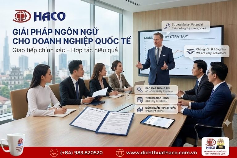 Đối tác dịch thuật dự án quốc tế