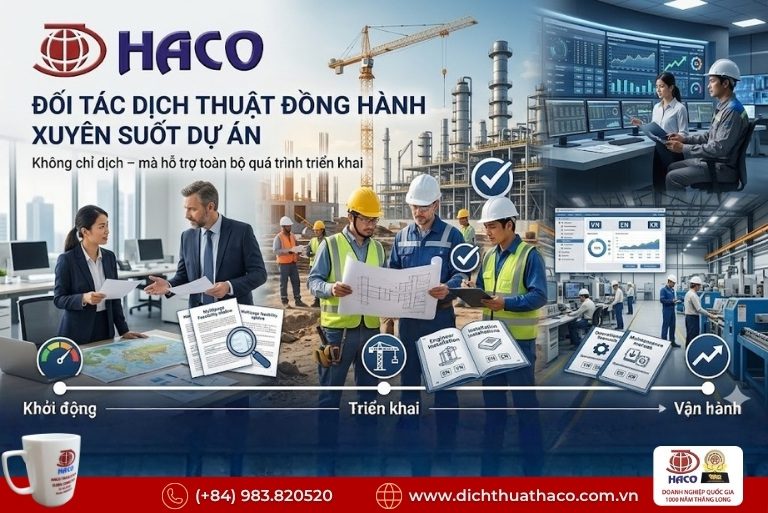 Đối tác dịch thuật dự án quốc tế
