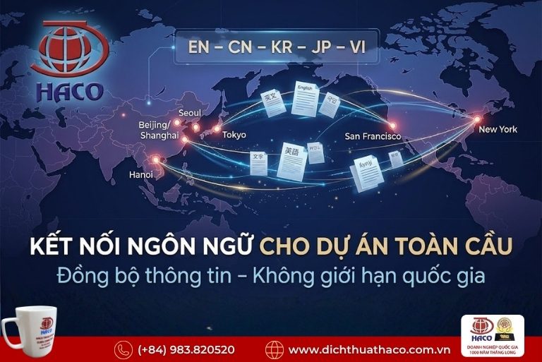 Đối tác dịch thuật dự án quốc tế
