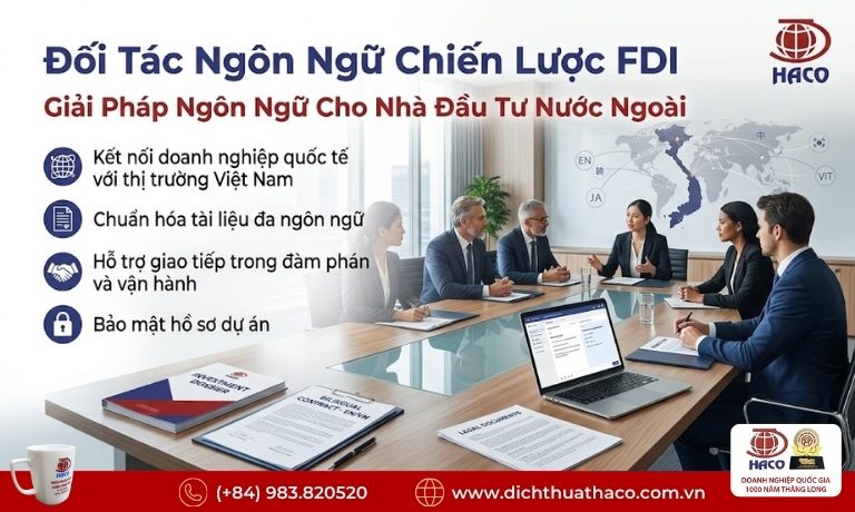 Đối Tác Ngôn Ngữ Chiến Lược FDI